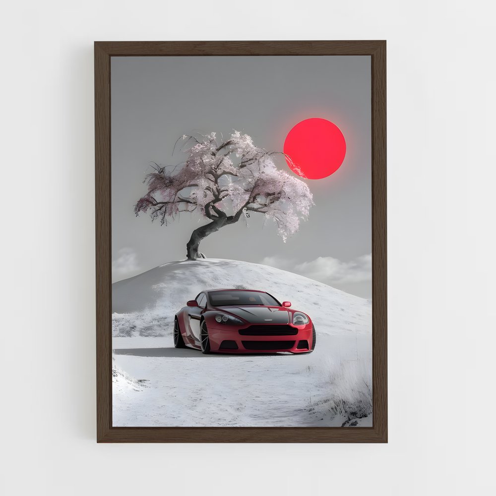 Poster Hiver Écarlate – affiche Aston Martin (vue 5)
